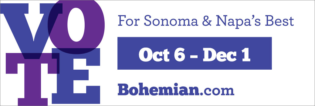 Vote for Sonoma & Napa's Best | Oct 6 - Dec 1 | Bohemian.com