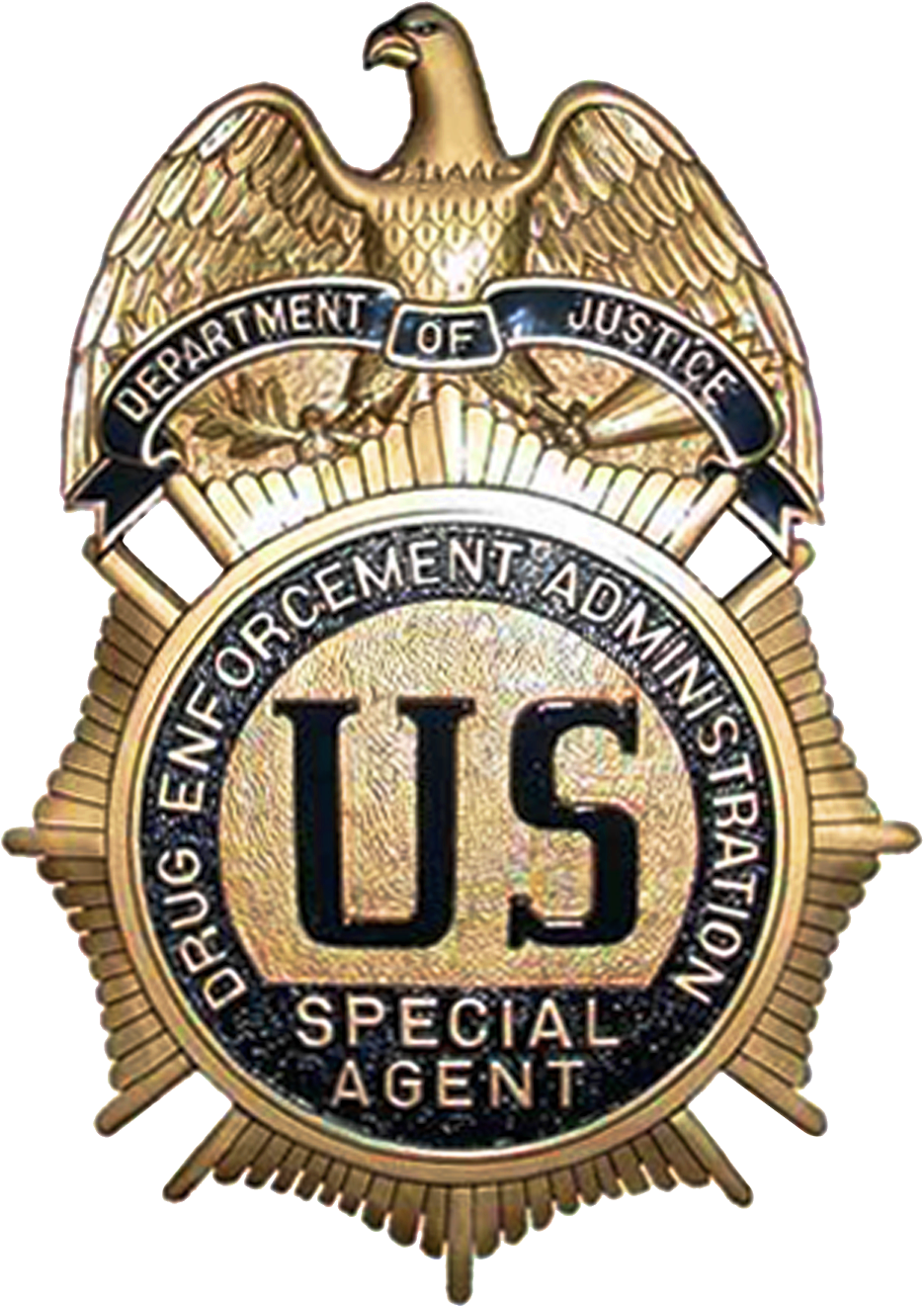 Badge of Special Agent of Drug Enforcement Administration