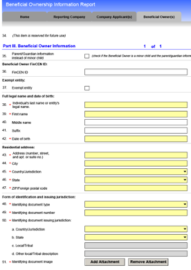 Beneficial Owner Information