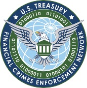 Insignia of the Financial Crimes Enforcement Network (FinCEN)